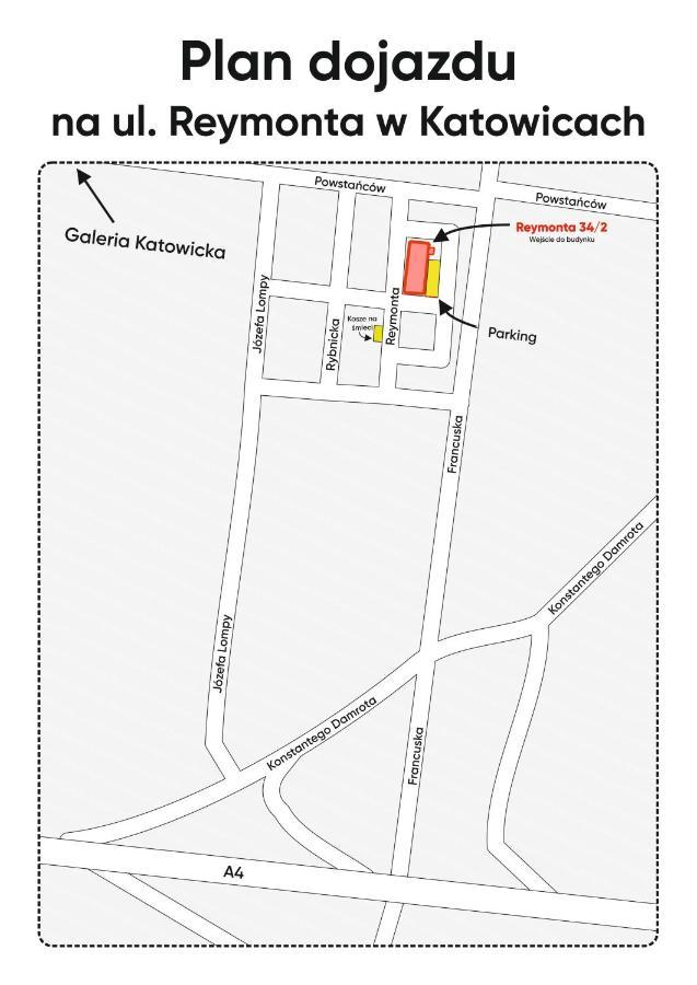 Kairos Apartments - City - Darmowy Parking, Scisle Centrum Katowice Buitenkant foto